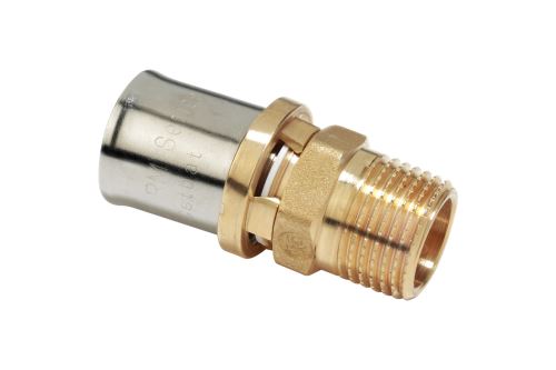 GIACOMINI RM107 Přechod - vnější závit   (lisovaný spoj) 1/2"x(16x2) (RM107Y033)