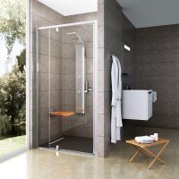 RAVAK Sprchové dveře PIVOT PDOP2 110 Bright Alu+Transparent (03GD0C00Z1) (5)