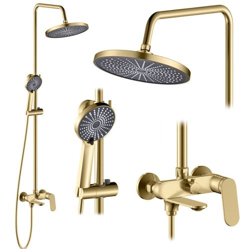 REA Sprchový set MARCO, zlatá (REA-P8548)