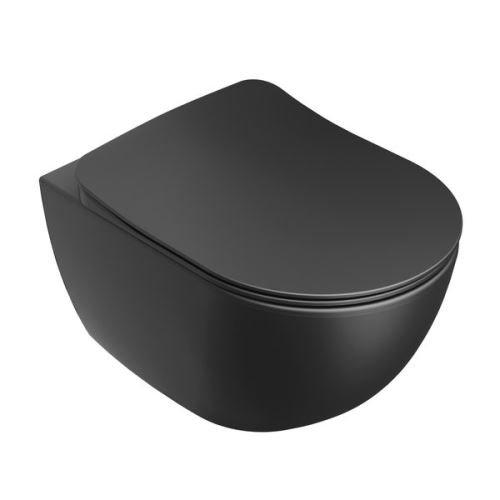 RAVAK WC Uni Chrome RimOff závěsný černý (X01794)