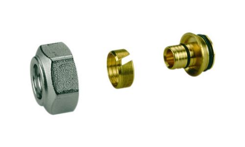 GIACOMINI R179EM Adaptér pro trubky PEX - AL - PEX 3/4"E x (16x2) (R179EX024)