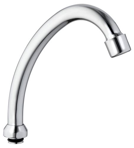 AQUALINE Universální výtokové ramínko k baterii, 123 mm, typ-J, chrom (15J120)