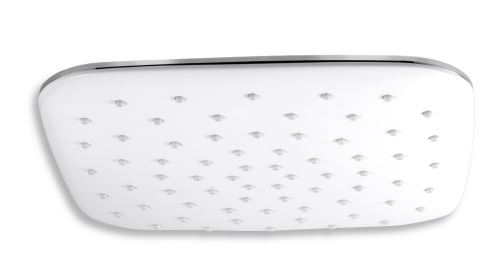 NOVASERVIS Pevná sprcha, 250x250 mm, bílá-chrom (RUP/410,1)