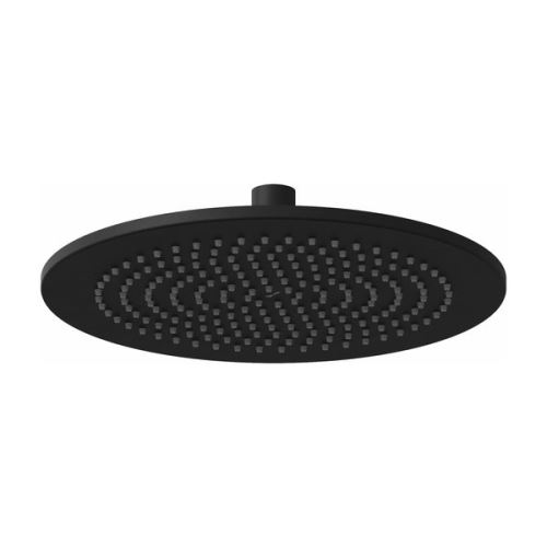 RAVAK 980.20BLM Hlavová sprcha kulatá, mosazná, 250 mm, Black Matt (X07P675)