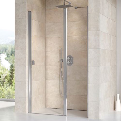 RAVAK Sprchové dveře CHROME CSD2 100 satin+Transparent (0QVACU00Z1)