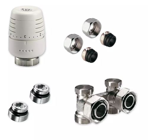 IVAR KIT AVK DS 346 Vekoluxivar - pro dvoutrubkový systém - 1/2"xEK; 15x1; rohové (KITAVK500848)