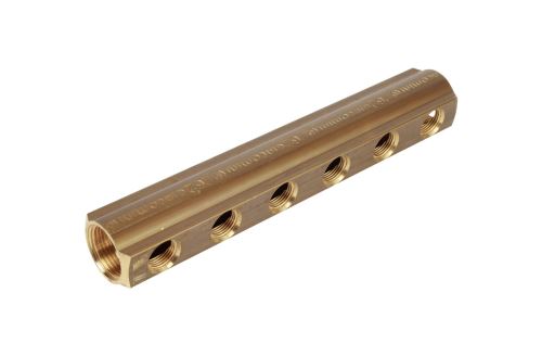 GIACOMINI R551 Rozdělovač, s otvory s vnitřními závity "G" 3/4"x1/2"/3 (R551Y023)