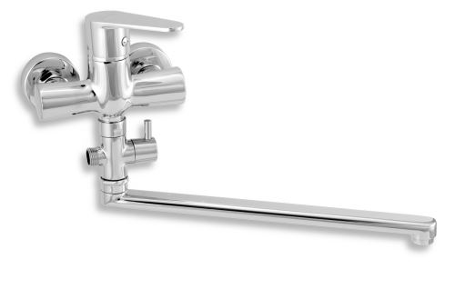 NOVASERVIS Paneláková bez příslušenství 100mm Titania Fresh chrom (96673/1,0)