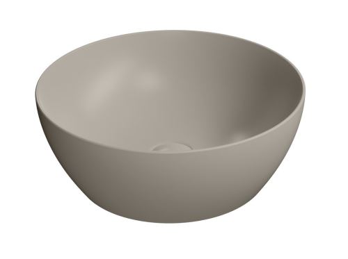 GSI PURA umyvadlo na desku průměr 42 cm, tortora mat
