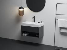 RAVAK SD Lite 80 skříňka pod umyvadlo černá matná (X000001862) (1)