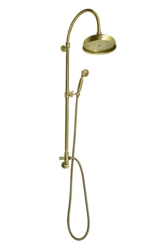 Reitano Rubinetteria VANITY sprchový sloup s připojením vody ze zdi, retro, bronz