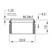 SAPHO NEOPERL perlátor úsporný 3,8 l/min, vnější závit M24x1, chrom (3073.103) (1) SAPHO NEOPERL perlátor úsporný 3,8 l/min, vnější závit M24x1, chrom (3073.103) (1)