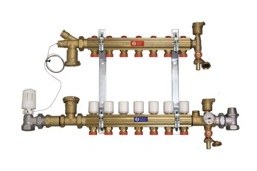 GIACOMINI Směšovací rozdělovač R557S 1" x 18 / 10 - skříně D (R557SY010)
