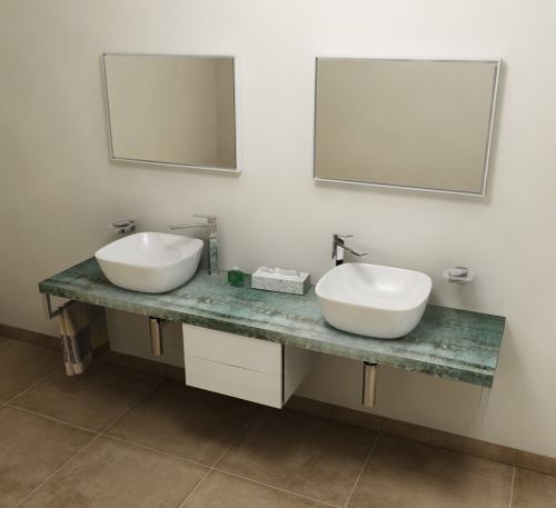 Sapho AVICE deska 220x50cm, aquamarine