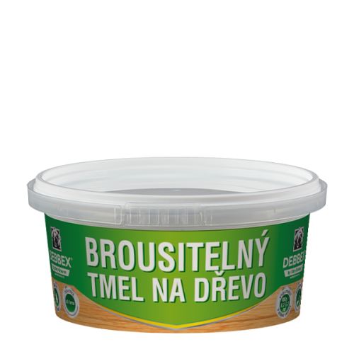 DEBBEX Brousitelný tmel na dřevo kelímek 250 g, mahagon/teak (00512RL)
