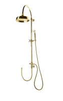 Reitano Rubinetteria VANITY sprchový sloup k napojení na baterii, retro, zlato