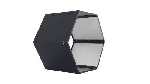 G21 Přístřešek na dřevo HEX 53 - 92 x 60 cm, antracitový (GWS-53-ANT)