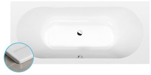 Polysan VIVA B SLIM obdélníková vana 175x80x47cm, bílá