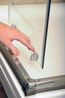 RAVAK Sprchové dveře BLIX BLDP4 140 white+Transparent (0YVM0100Z1) (5)