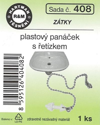 HARTMAN Plastový panáček s řetízkem, 25 cm (0408)