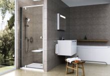 RAVAK Sprchové dveře PIVOT PDOP1 90 Bright Alu+Transparent (03G70C00Z1) (6)