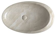 Sapho DALMA keramické umyvadlo 68x44x16,5 cm, marfil (2)