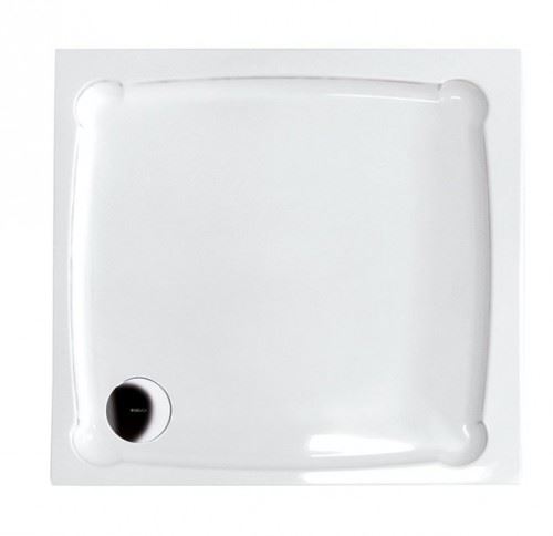 GELCO DIONA90 sprchová vanička z litého mramoru, čtverec 90x90x7,5cm (GD009)