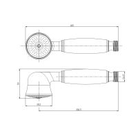 Mereo Ruční sprcha pro CBL 601, CBL 901 (CBL601S) (1)
