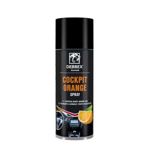 DEBBEX Cockpit spray 400 ml, Pomeranč (TA30204)